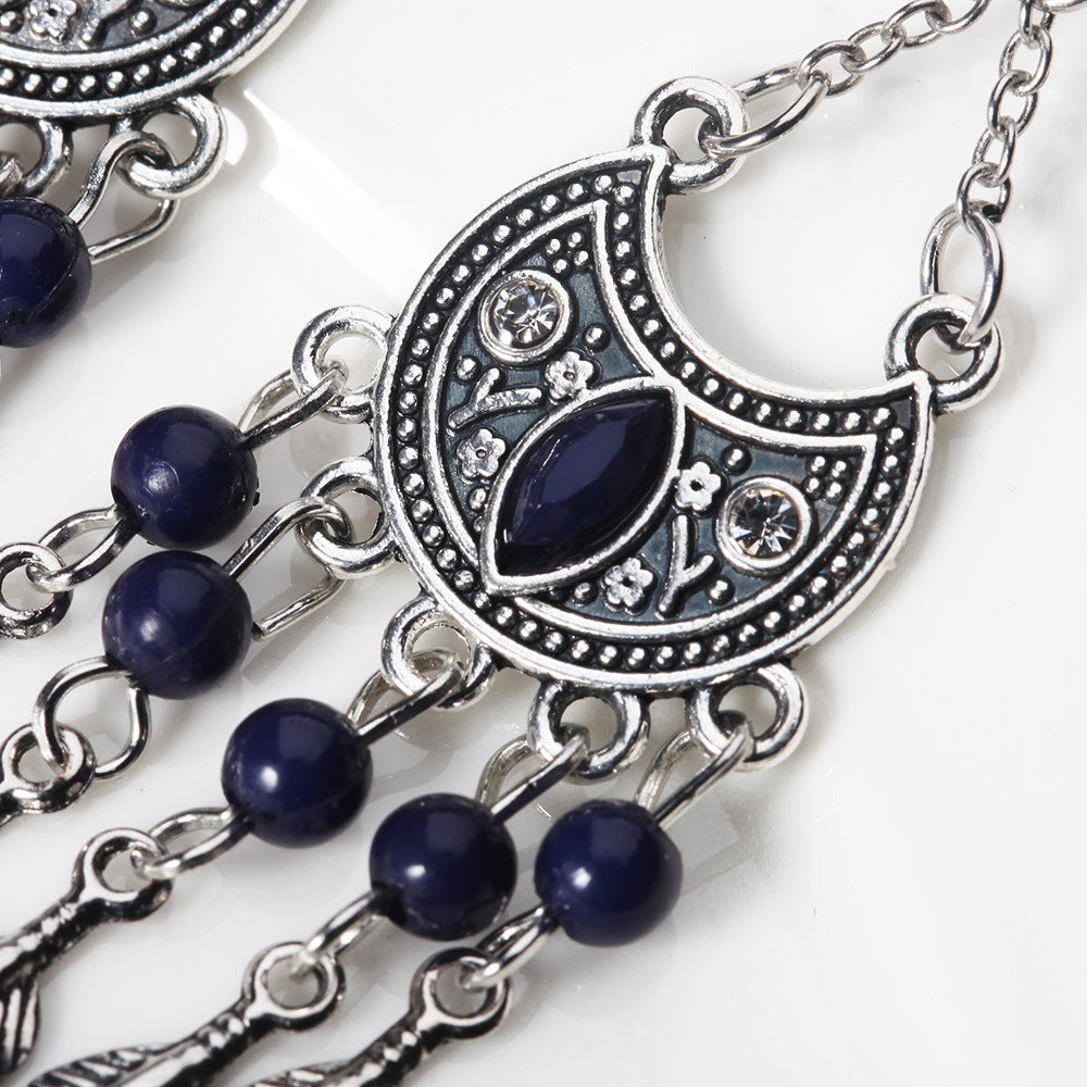 Ethnic Style Earrings Yunnan Ethnic Minority Miao Ethnic Group Hakka Element Earrings Hy-7331-1