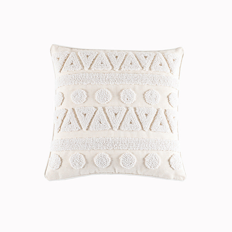 Modern Minimalist Nordic Style Tufted Geometric Three-dimensional Pillowcase