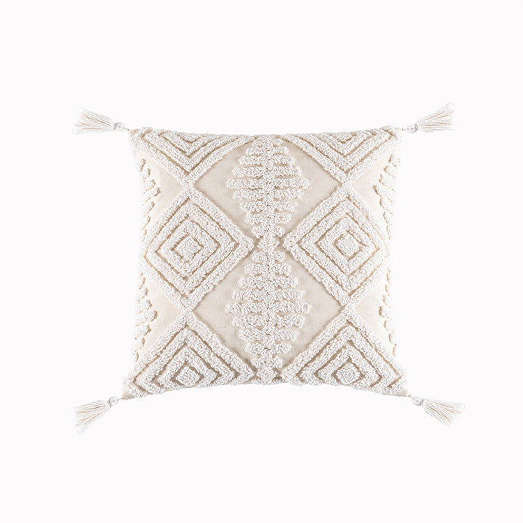Modern Minimalist Nordic Style Tufted Geometric Three-dimensional Pillowcase