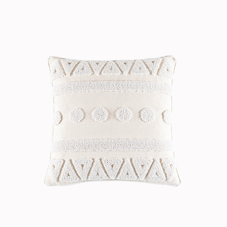 Modern Minimalist Nordic Style Tufted Geometric Three-dimensional Pillowcase