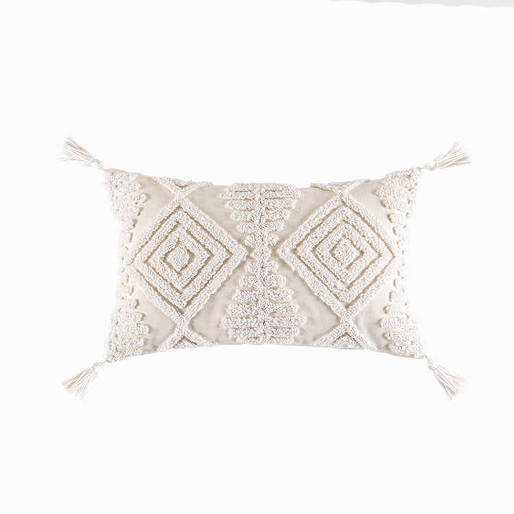 Modern Minimalist Nordic Style Tufted Geometric Three-dimensional Pillowcase