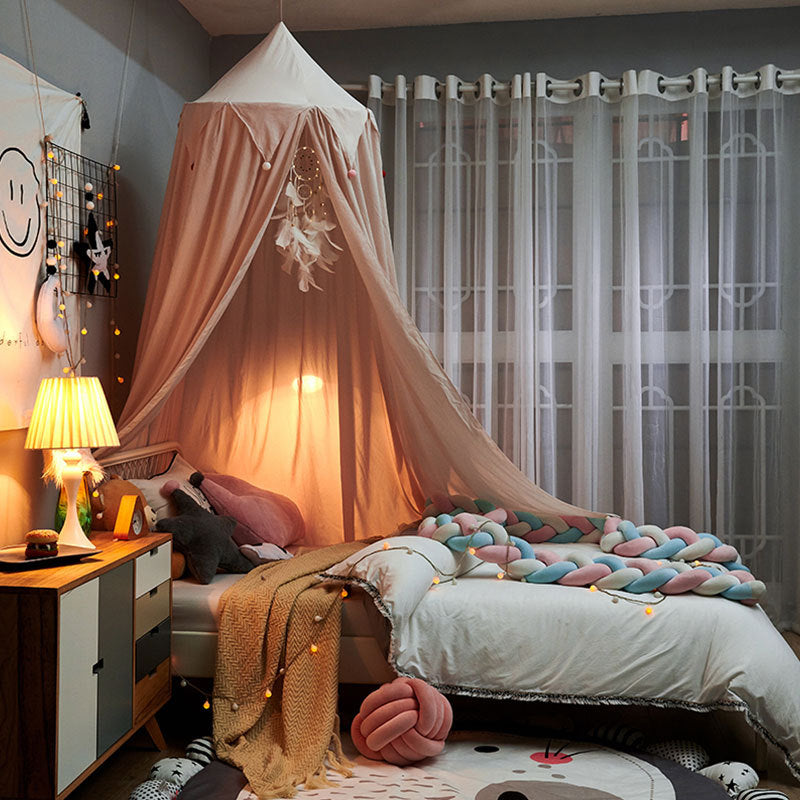 Dome Crib Curtain Shading Wind Curtain Decorative Mosquito Net Installation