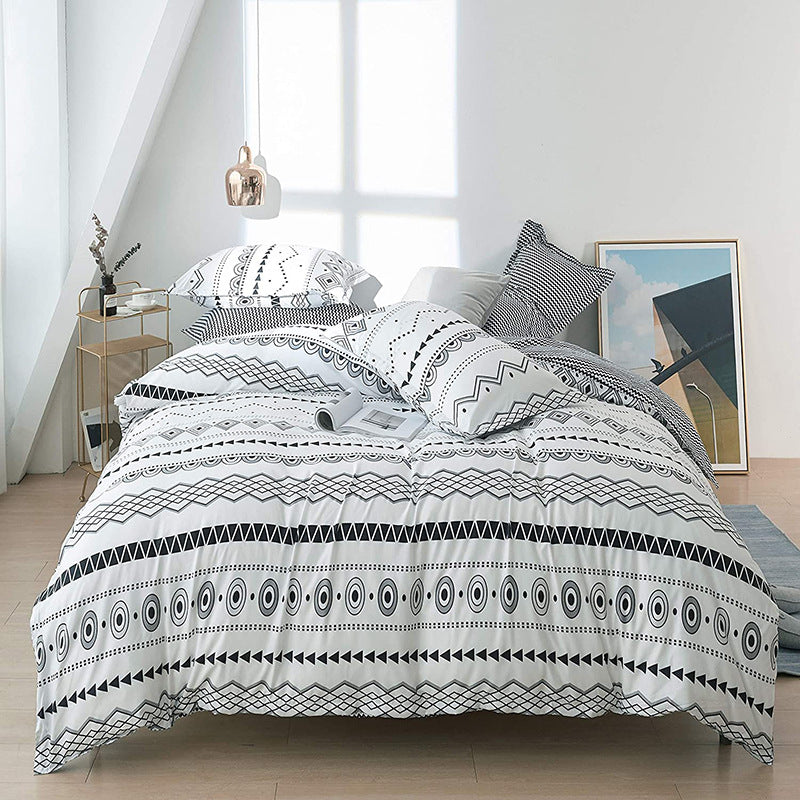 Four-Piece Bedding Aloe Cotton Three-Piece Home Textile