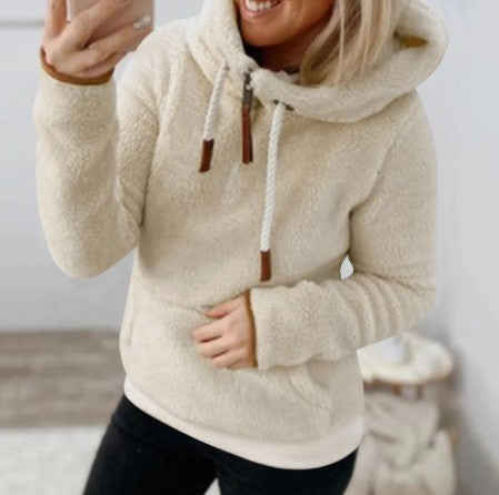 Hooded Lamb Feather Tethered Sack Hoodie