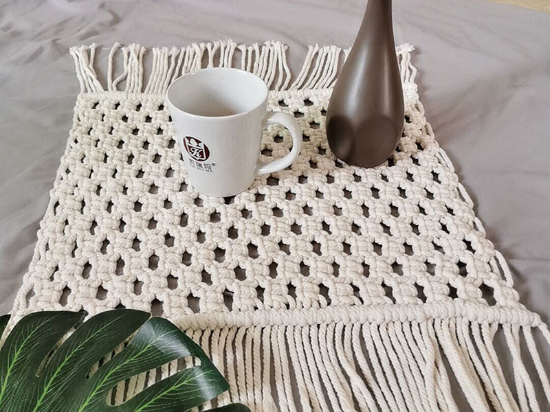 Nordic Home Hand-woven Mat Photography Props
