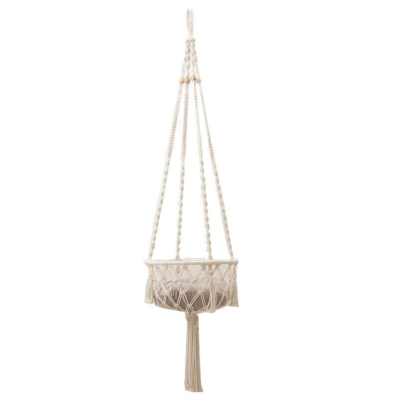 Nordic Cotton Rope Hand-woven Tapestry Net Bag