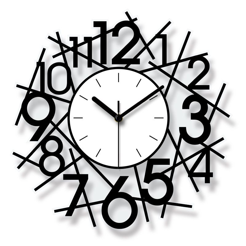 Nordic Light Luxury Wall Clock Home Clock