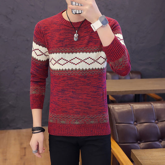 Round Neck Long Sleeve Bottoming Sweater Sweater