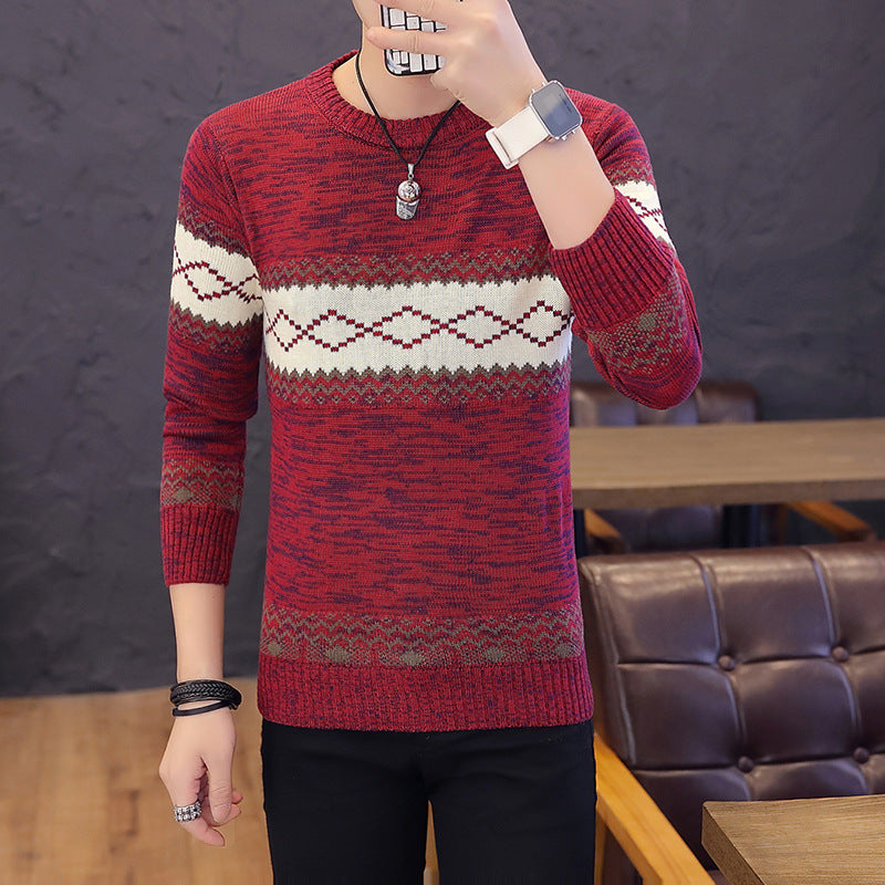 Round Neck Long Sleeve Bottoming Sweater Sweater