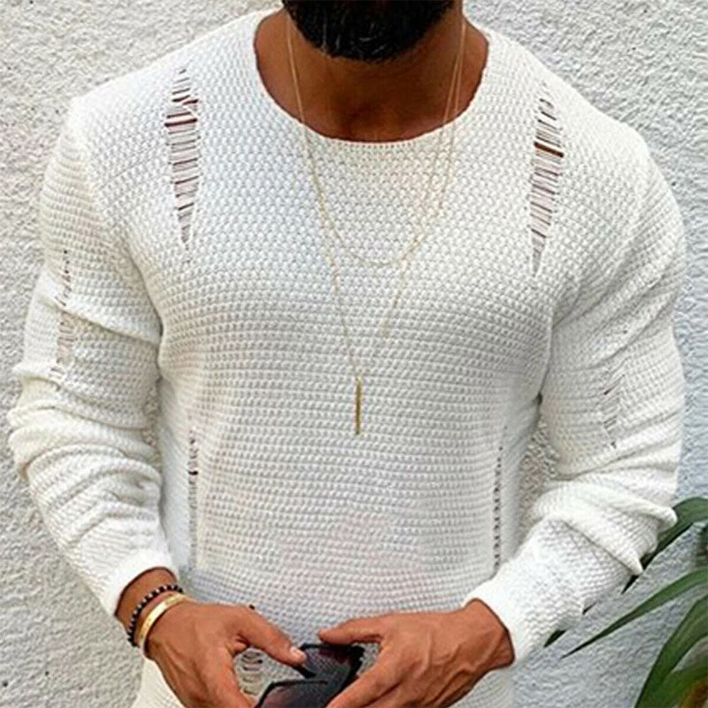 Men's crew neck sweater