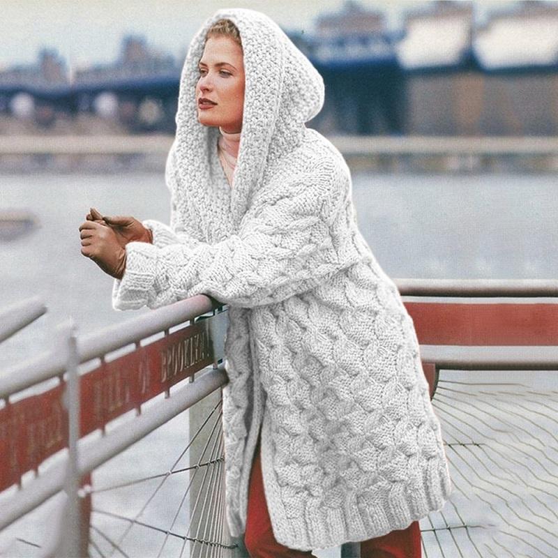 Thick wild hooded sweater