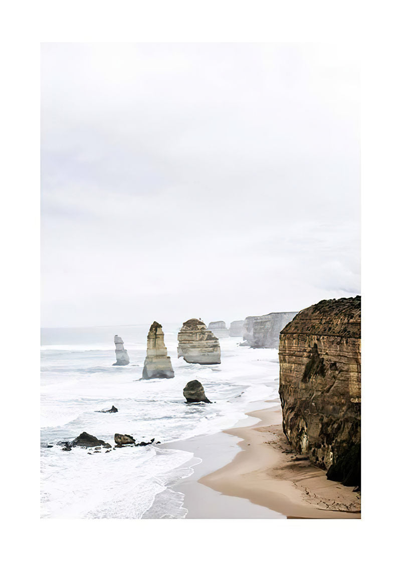 Fashion Minimalist Nordic Bedroom Seascape Painting Core