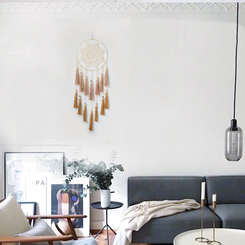 Nordic Style Dream Catcher Hand Woven Tapestry