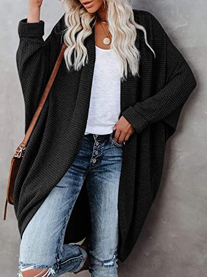 New loose knit cardigan with large pockets