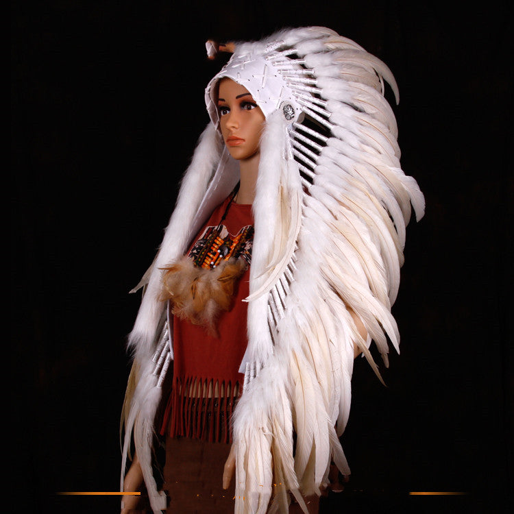 Show Feather Headdress Indian Savage Headdress