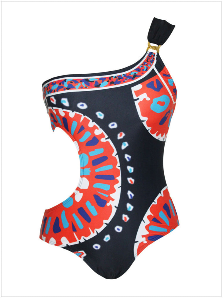 Indian style printed swimsuit