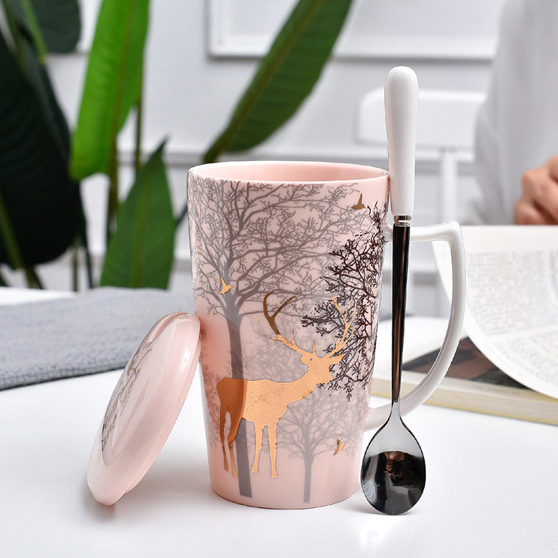 Girl Heart Ceramic Cup Nordic