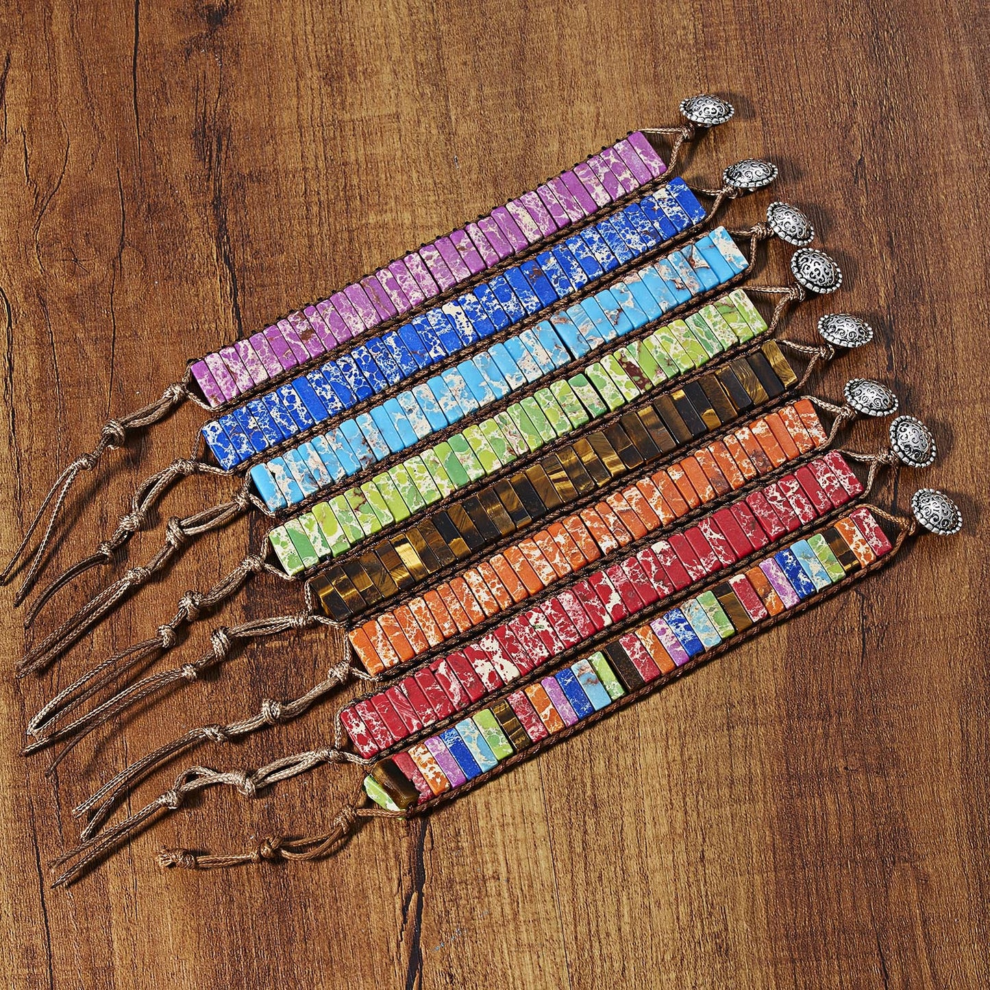 Creative ethnic style single layer bracelet