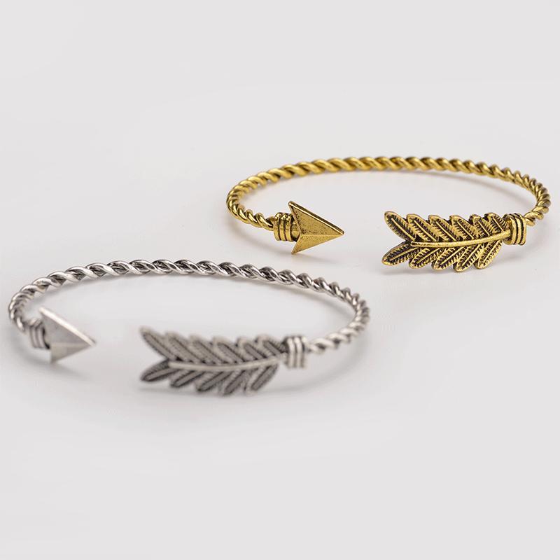 Triangle Feather Bracelet