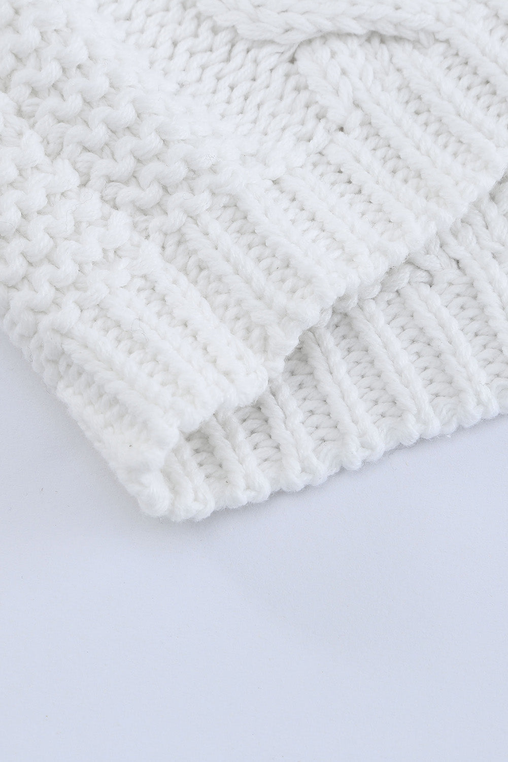 Color Block Drop Shoulder Oversize Sweater