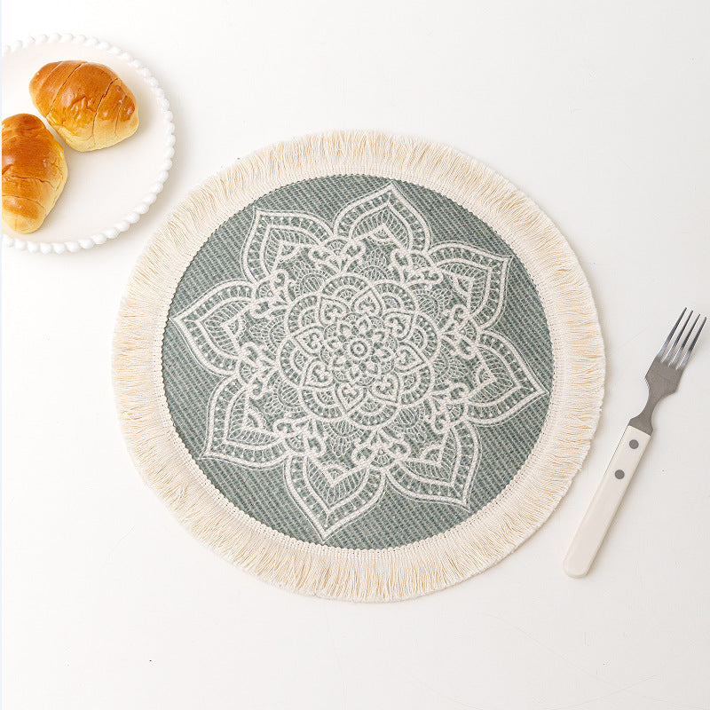 Bohemian Mandala Cotton Placemat Nordic Fabric