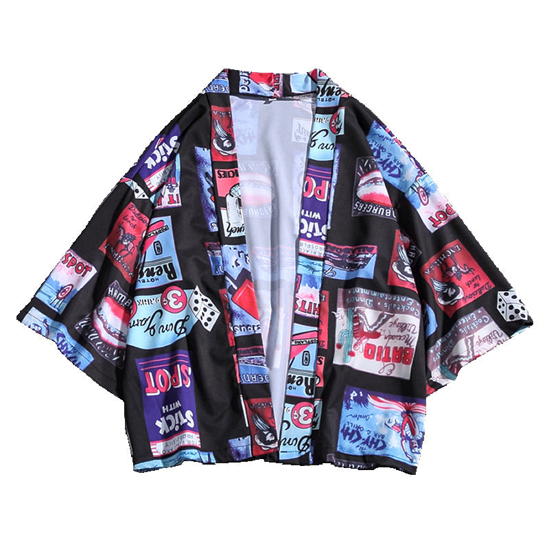 Summer ethnic style men's cardigan