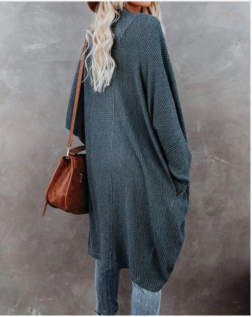 New loose knit cardigan with large pockets