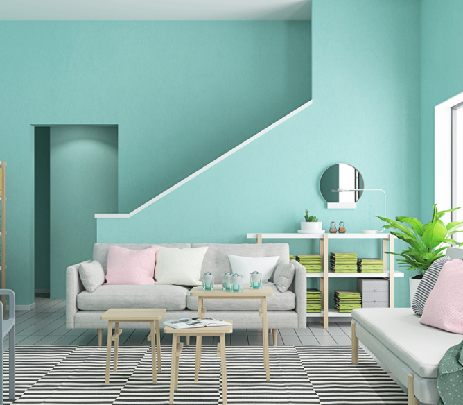 Nordic style solid color wallpaper