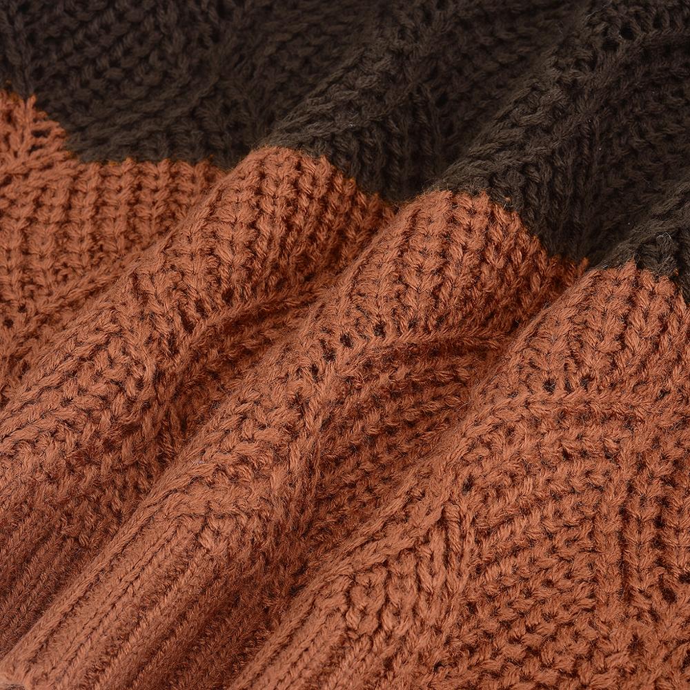 Loose rainbow knit sweater