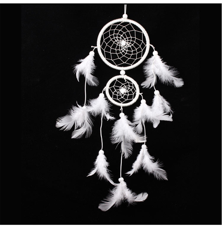 Handmade Ornament Hanging Living Room Decorative Feather