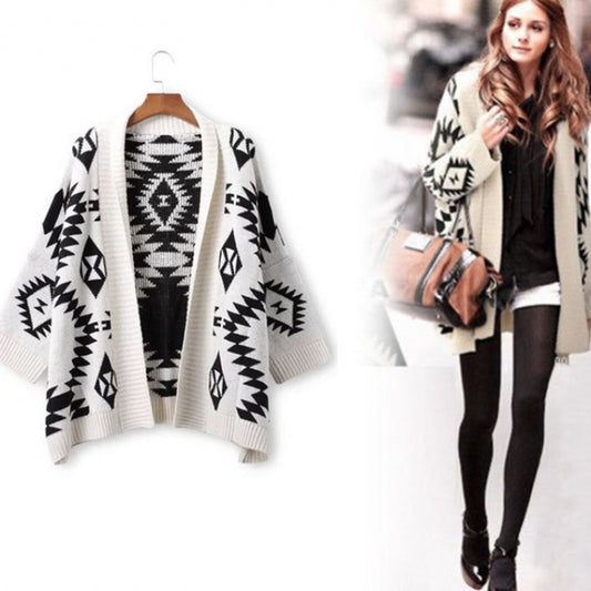Ladies cardigan sweater coat