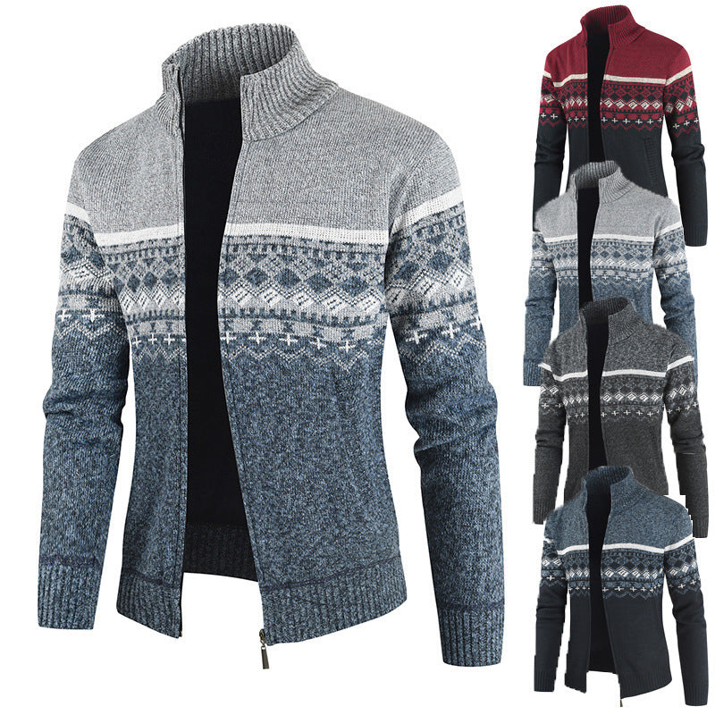 Autumn cardigan casual simple top knit sweater sweater