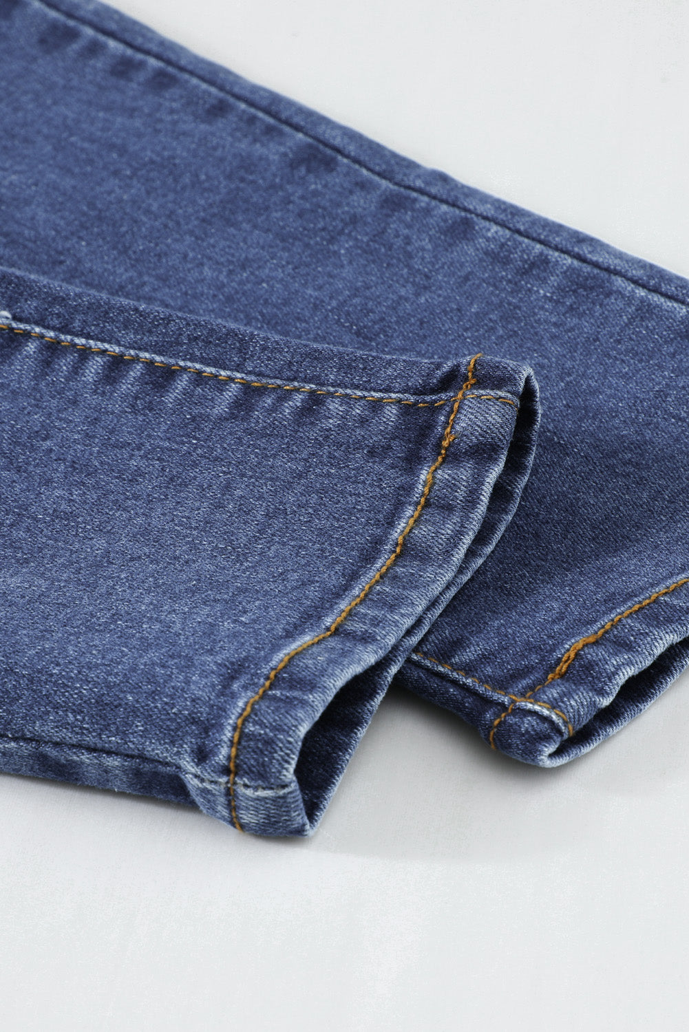 Floral Patch Destroyed Skinny Jeans