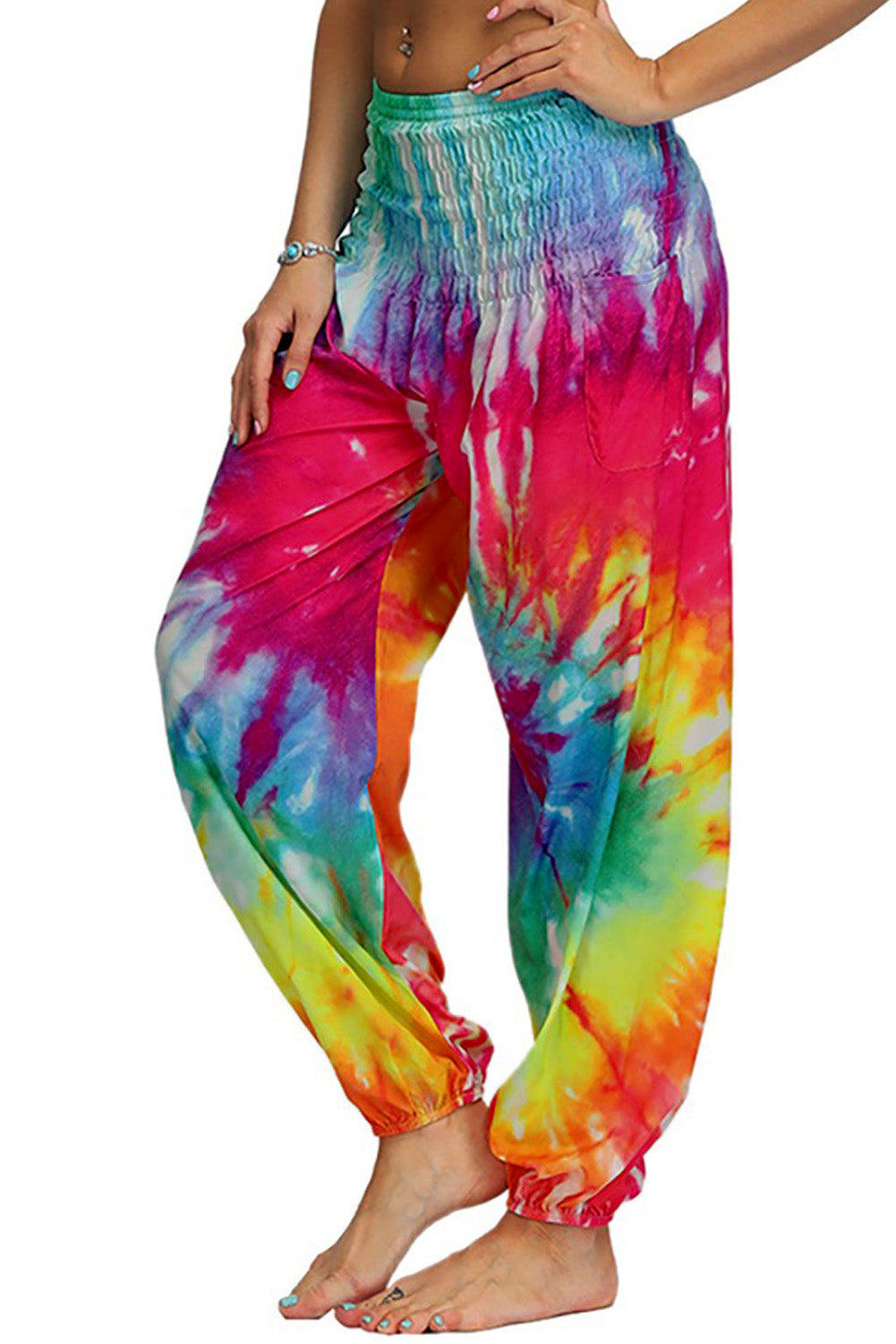 Boho Tie-dye Casual Loose Hippy Harem Pants