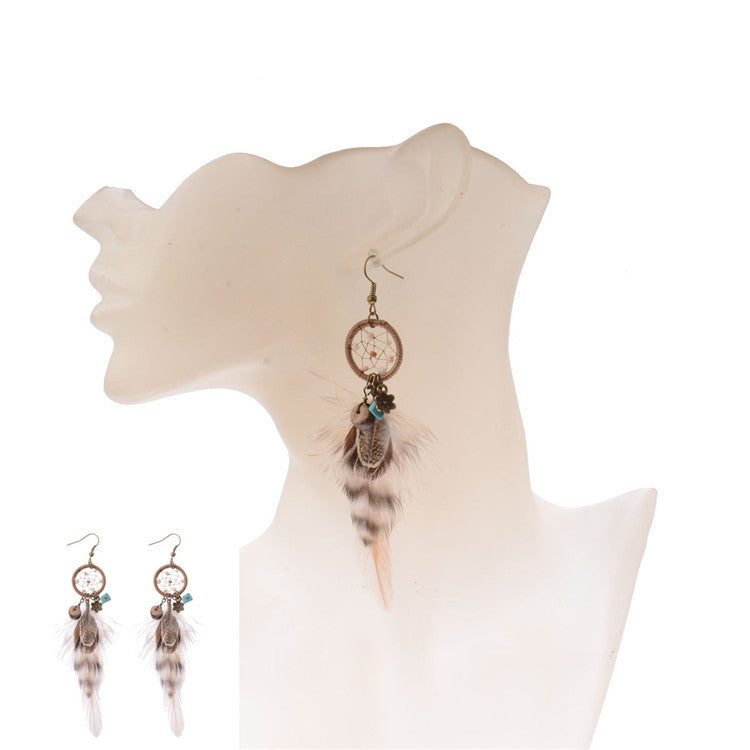 Seaside Holiday Personality Ethnic Style Earrings