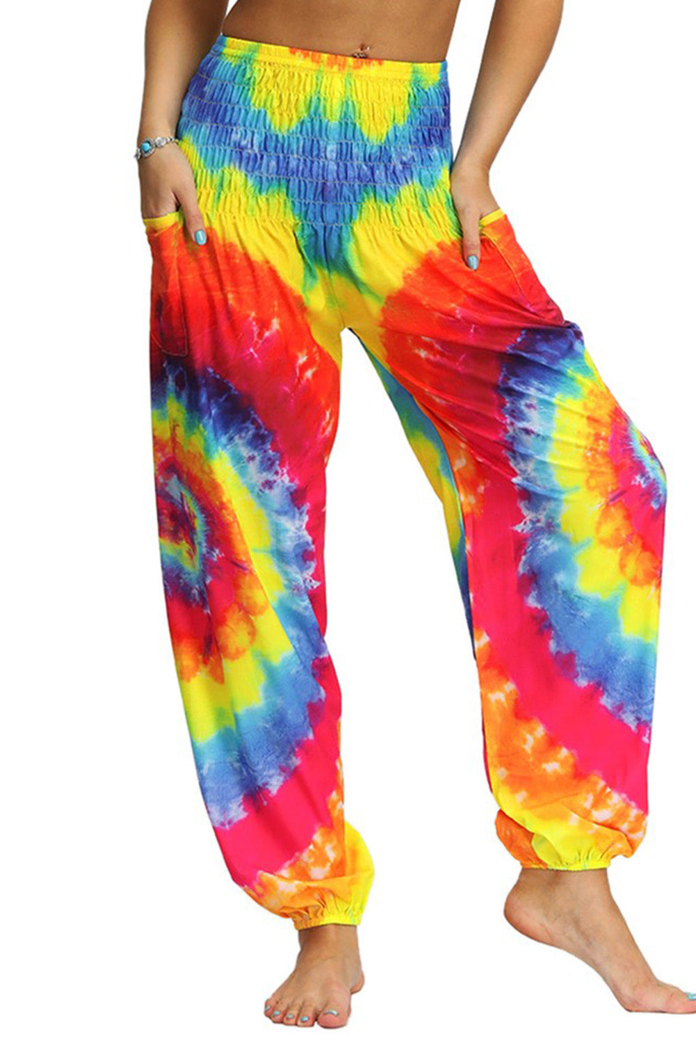 Boho Tie-dye Casual Loose Hippy Harem Pants