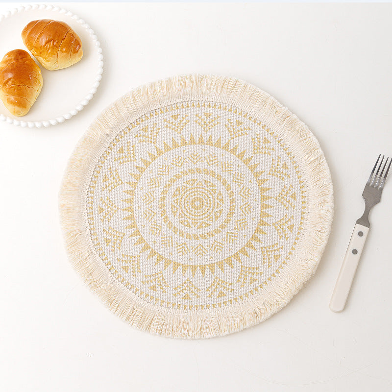Bohemian Mandala Cotton Placemat Nordic Fabric
