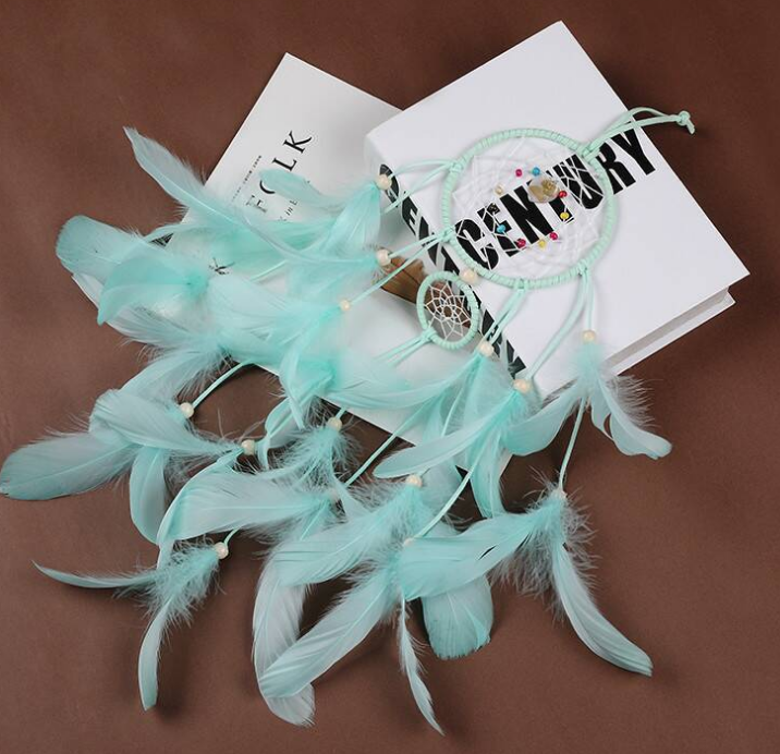 Indian Dreamcatcher Creative Gift Ornaments Girl Heart Dreamcatcher Pendant Birthday Gift Handmade Wind Chimes