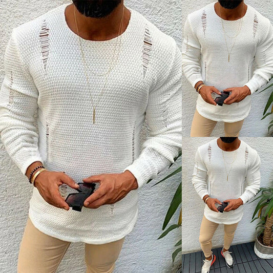 Men's crew neck sweater