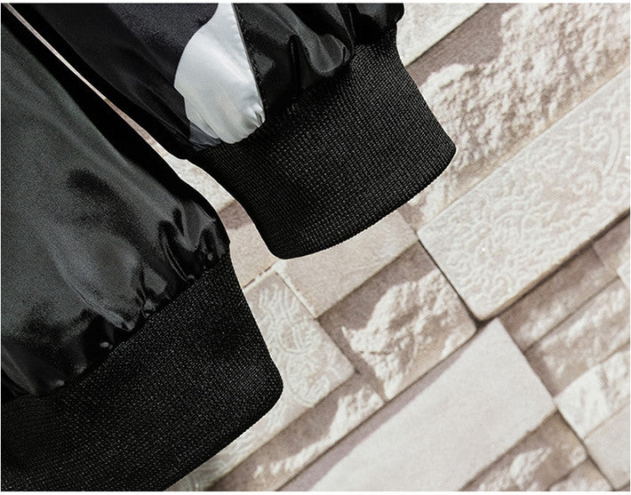 Men's Feather Two Tone Casual Hooded Jacket