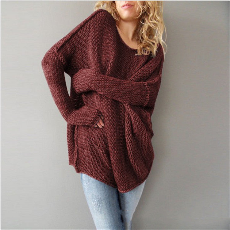 Autumn And Winter Wool New Sweater Bottoming Round Neck Sweater