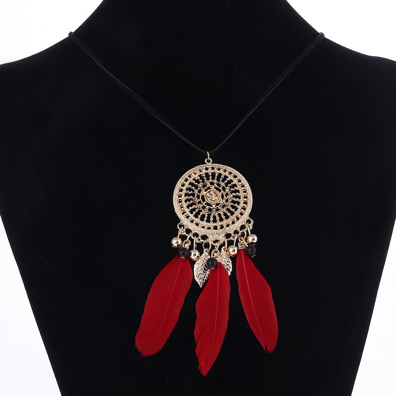 Vintage sweater necklace wholesale long sweater chain