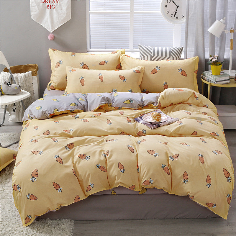 Fashion Household Simple Printing Polyester Bedding