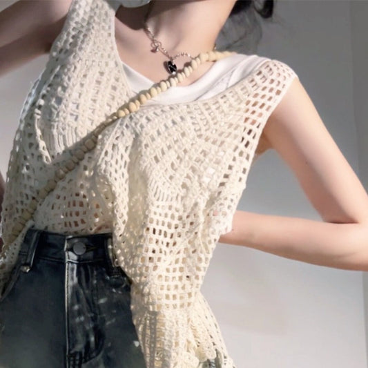Women's Vest Loose Design Blouse Top