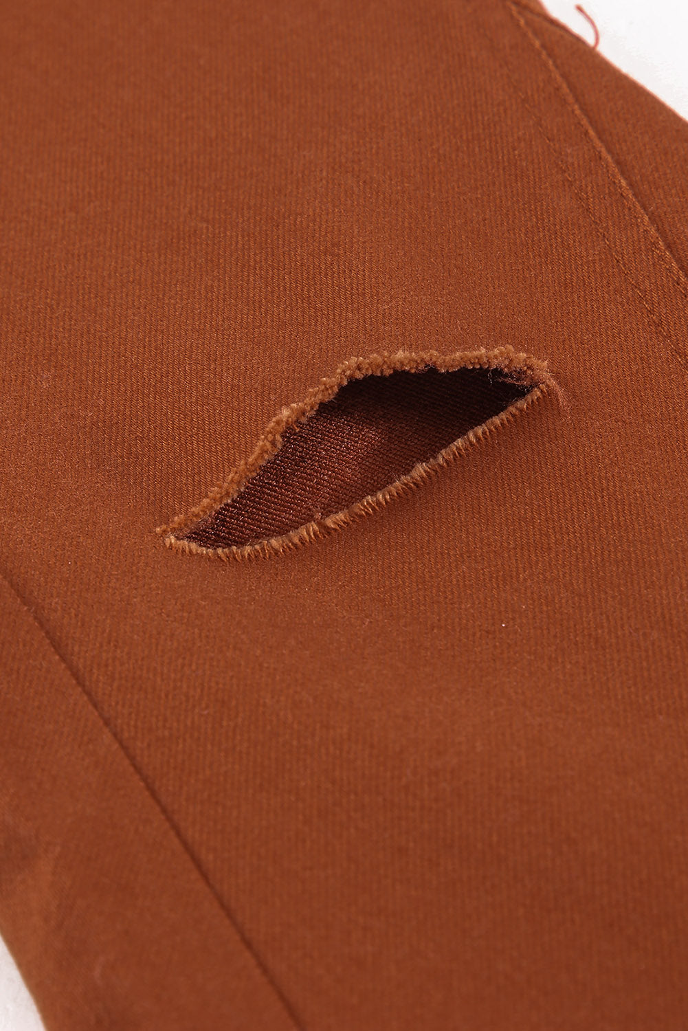 Multicolor Distressed Bell Bottom Denim Pants