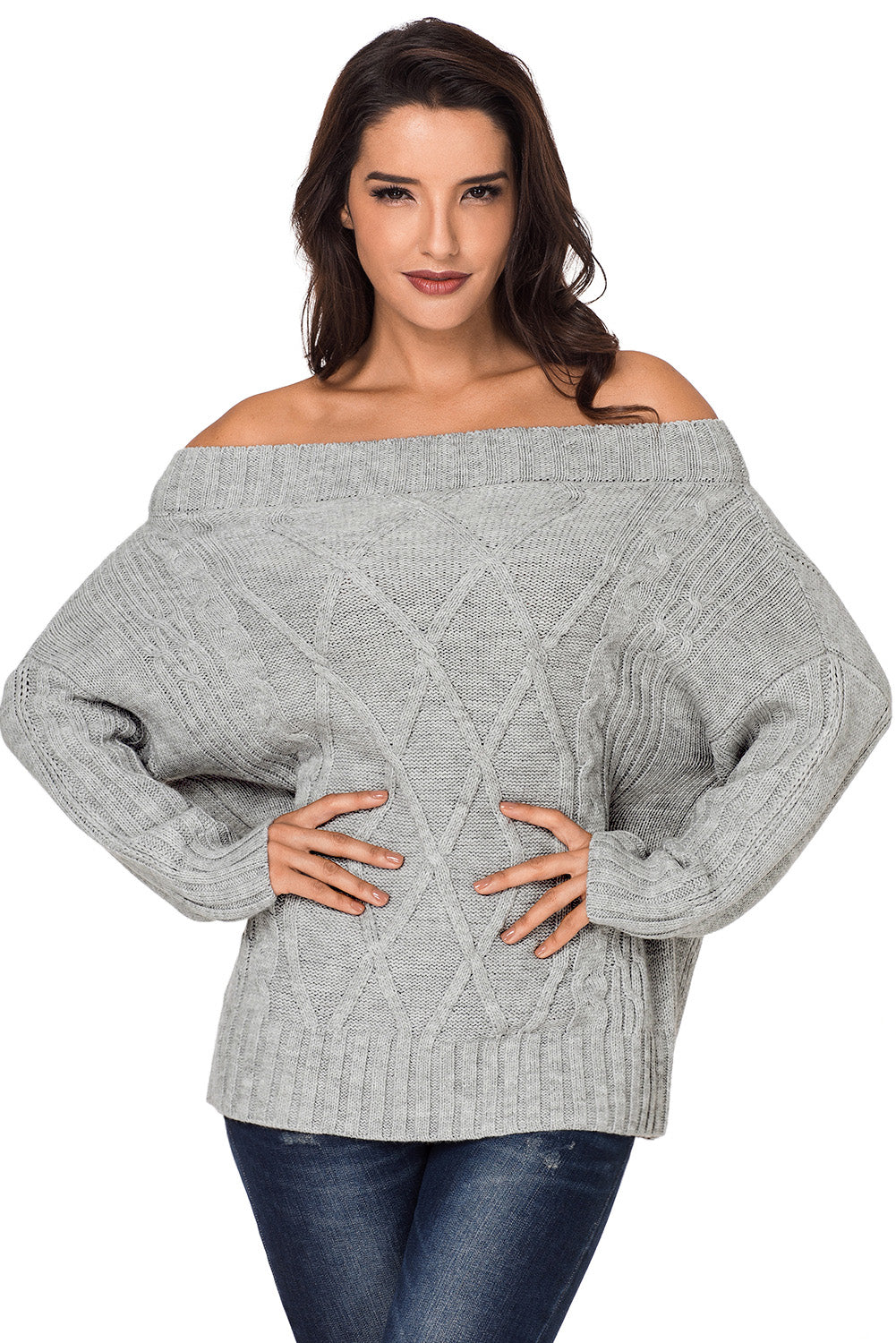 Off The Shoulder Winter Sweater