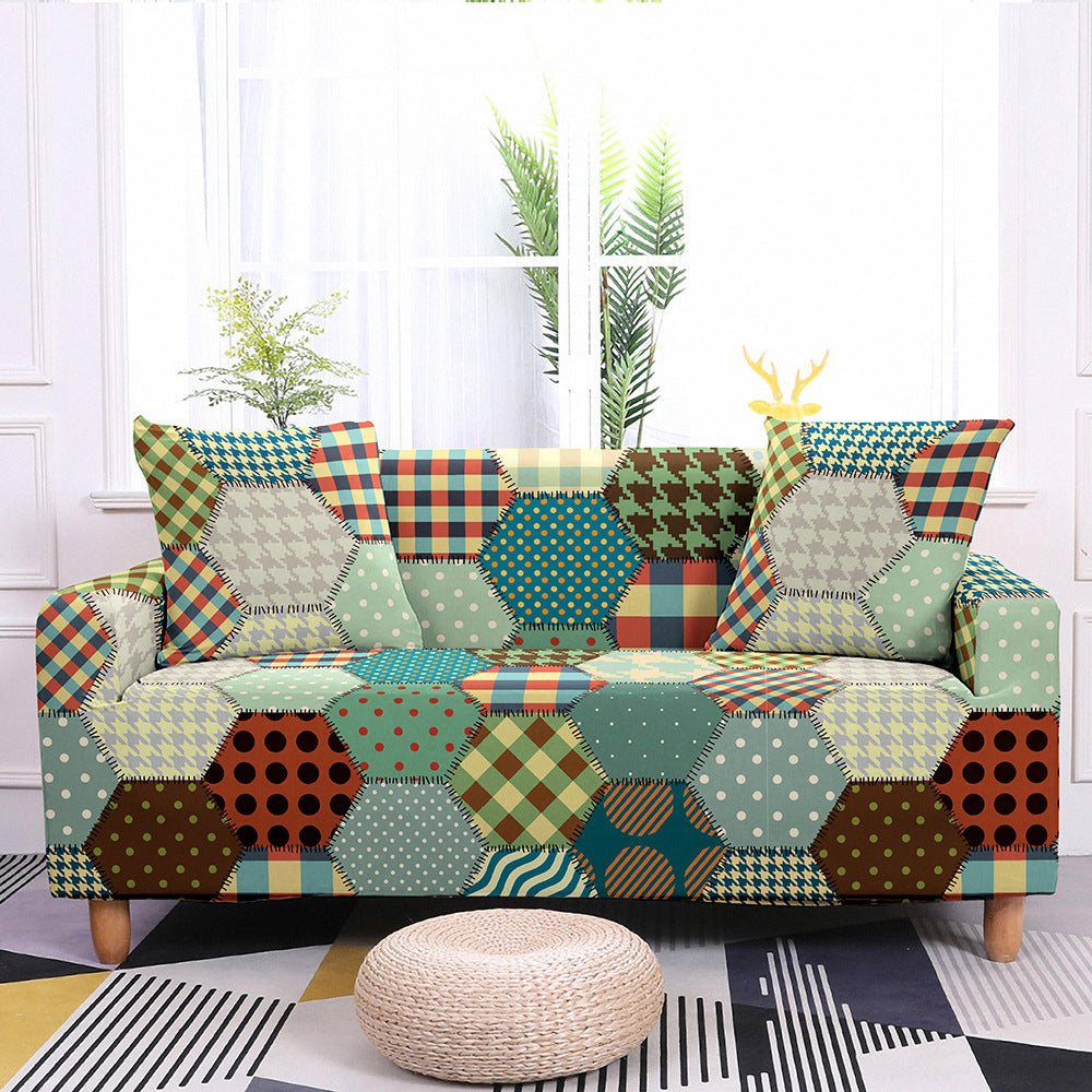 Boho Style Sofa All-inclusive Non-slip Elastic Cover
