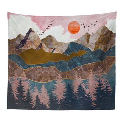 Nordic Style Ins Decorative Cloth Tapestry Background