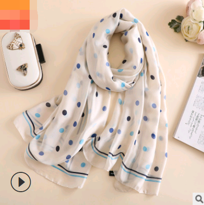 Spring, summer and autumn, new flowers, elegant and high-end artificial silk scarf, female decorative shawl, sunscreen beach towel