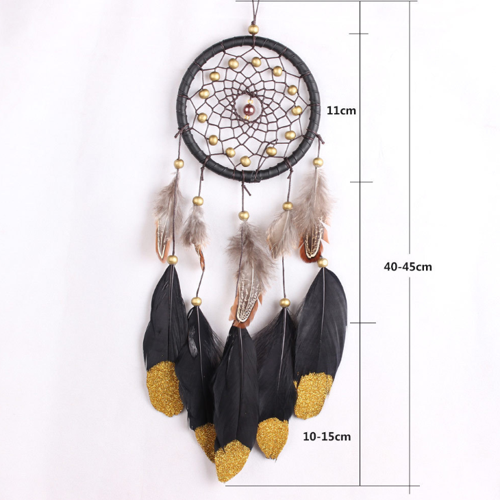 Dream catcher feather wind chime